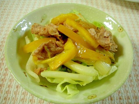 お弁当に！豚肉とキャベツの中華風生姜焼き♪